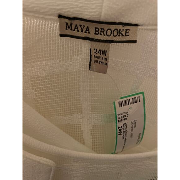 Maya Brooke‎ Size 24W Off White Dress - Picture 3 of 3